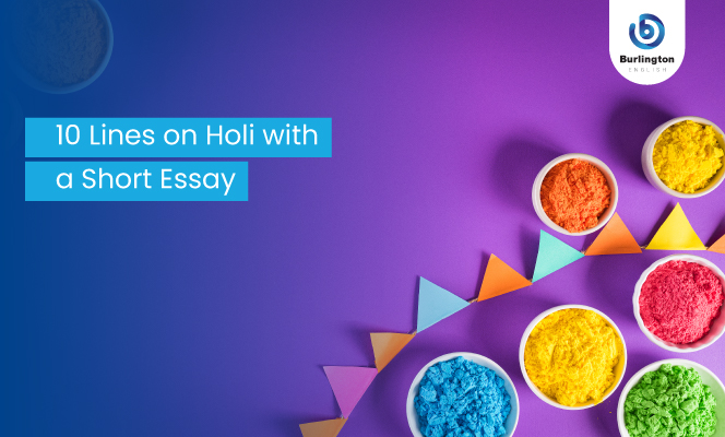 10 Lines on Holi with a Short Essay