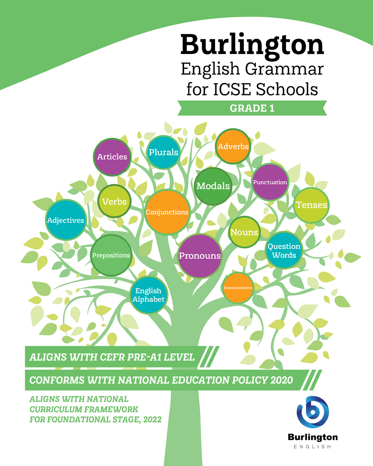 Burlington English Grammar For ICSE Schools Grade 1