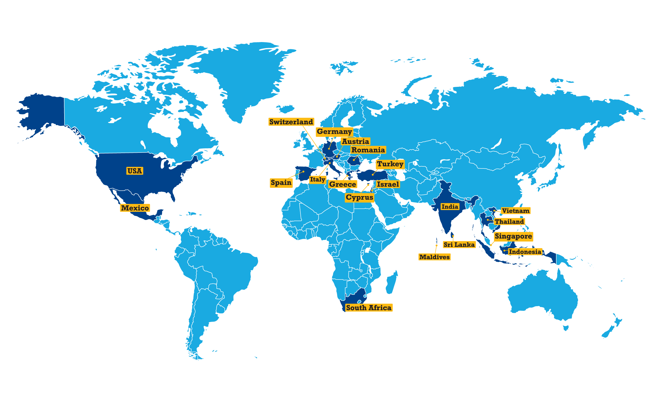 Burlington English Global Map